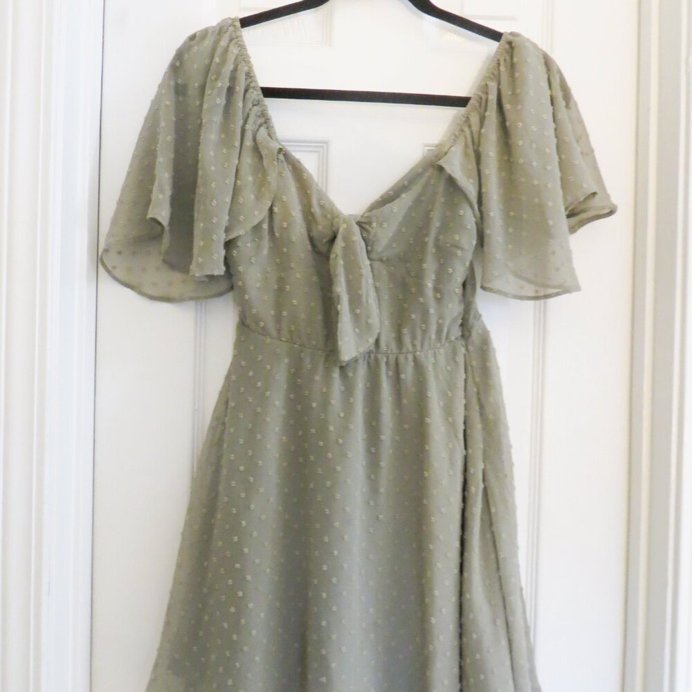 Altar'd State Olive Green Dress